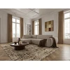 Image de Canapé angle L convertible coffre DENISE tissu texturé beige angle gauche BOBOCHIC 4 places