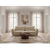 Image de Canapé droit convertible 3 places ESMEE tissu chenille beige BOBOCHIC