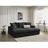 Image de Canapé droit fixe 3 places SIMEON assise profonde gris foncé BOBOCHIC