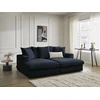Image de Canapé droit fixe 3 places SIMEON assise profonde bleu foncé BOBOCHIC