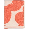 Image de Marimekko - Serviette de toilette Unikko - Orange - Coton éponge - Designer Maija Isola
