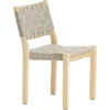 Image de ARTEK - Chaise empilable Sangles - Beige - Sangles en lin - Designer Alvar Aalto