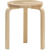 Image de ARTEK - Tabouret empilable Artek + Marimekko - Bois naturel - Lamellé-collé de bouleau - Designer Maija Isola