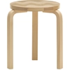 Image de ARTEK - Tabouret empilable Artek + Marimekko - Bois naturel - Lamellé-collé de bouleau - Designer Maija Isola
