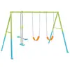 Image de Balançoire portique 3 agres face à face pour enfant Intex Vert 343x254x211 cm 44121