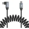Image de Smallrig 4792 Câble de données USB-C (droit) vers USB-C (coudé) en spirale