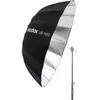 Image de Godox UB-165S parapluie parabolique argent 165cm