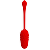 Image de Oeuf Vibrant MARINA 8 x 3.3cm Rouge