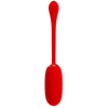 Image de Oeuf Vibrant JULIUS Rouge 8 x 3.2cm
