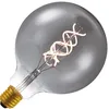 Image de Lighto | Filament LED | Grande douille E27 | Globelamp | Noir | 125mm | 5W