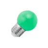 Image de Lighto | Ampoule LED | Grand modèle E27 | Ampoule boule | Verte | 45mm | 1W