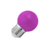 Image de Lighto | Ampoule LED | Grande douille E27 | Ampoule boule | Violet | 45mm | 1W