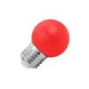 Image de Lighto | Ampoule LED | Grande douille E27 | Ampoule boule | Rouge | 45mm | 1W