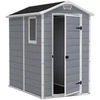 Image de ABRI JARDIN RESINE - PREMIUM 46SP - 2M² - GRIS