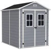 Image de ABRI JARDIN RESINE - PREMIUM 86 DPF- 3,75M² - GRIS