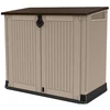 Image de Coffre de jardin en résine multifonctions 880 l - beige (sans vérins)