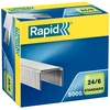 Image de Rapid Agrafes 24/6 en acier galvanisé - Capacité 20 feuilles - Boîte de 5000