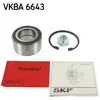 Image de Jeu de roulements de roue SKF VKBA 6643