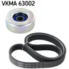 Image de Kit de courroie d'accessoire SKF VKMA 63002