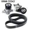 Image de Kit de courroie d'accessoire SKF VKMA 33343