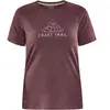 Image de T-shirt femme Craft Pro Trail Rouge S CO1913722-492200