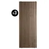 Image de String Furniture - Lot de 3 - L 78 x P 30 cm String System - Marron - Aggloméré plaqué - Designer Nils Strinning