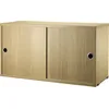 Image de String Furniture - Caisson String System - Bois naturel - Aggloméré plaqué - Designer Nils Strinning