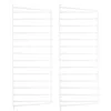 Image de String Furniture - Lot de 2 - H 75 x P 30 cm String System - Blanc - Acier laqué - Designer Nils Strinning