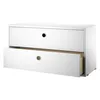 Image de String Furniture - Caisson String System - Blanc - MDF laqué - Designer Nils Strinning