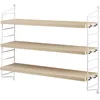 Image de String Furniture - Étagère String Pocket - Bois naturel - Aggloméré plaqué - Designer Nils Strinning
