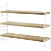 Image de String Furniture - Étagère String Pocket - Bois naturel - Aggloméré plaqué - Designer Nils Strinning