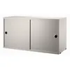 Image de String Furniture - Caisson String System - Beige - MDF laqué - Designer Nils Strinning