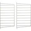 Image de String Furniture - Lot de 2 - H 50 x P 30 cm String System - Beige - Acier laqué - Designer Nils Strinning