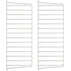 Image de String Furniture - Lot de 2 - H 75 x P 30 cm String System - Beige - Acier laqué - Designer Nils Strinning
