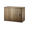Image de String Furniture - Caisson String System - Marron - Aggloméré plaqué - Designer Nils Strinning