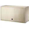 Image de String Furniture - Caisson String System - Bois naturel - Aggloméré plaqué - Designer Nils Strinning