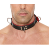 Image de Collier DELUXE BONDAGE Noir-Rouge