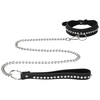 Image de Collier-Laisse à Strass DIAMOND STUDDED Noir