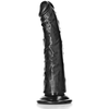 Image de Gode SLIM DILDO RealRock 15.5 x 3.8cm Noir