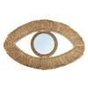 Image de Bazar Bizarre Miroir pour les yeux en raphia-Naturel-M