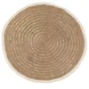 Image de Bazar Bizarre Autour de Tapis de Seagrass &amp; Coton-Blanc Naturel-150