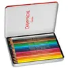 Image de Boîte métal de 18 crayons de couleur Caran d'Ache Aquarellable SWISSCOLOR METAL SWISS DRAPEAU