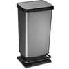Image de Poubelle plastique à pédale 40 L - Gris