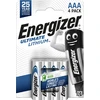 Image de Energizer Pile AAA / LR3 / FR03 Ultimate Lithium - Lot de 4