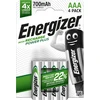 Image de Energizer Pile rechargeable AAA / HR3 Power Plus - 700 mAh - Lot de 4