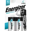 Image de Energizer Pile alcaline C / LR14 Max Plus - Lot de 2