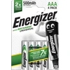 Image de Energizer Pile rechargeable AAA / HR3 Universal - 500 mAh - Lot de 4