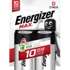 Image de Energizer Pile alcaline D / LR20 Max - Lot de 2