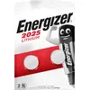 Image de Energizer Pile bouton Lithium CR 2025 - Lot de 2