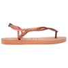 Image de Sandales Havaianas Luna Homme couleur or rose 40 - 41 4129697-5282